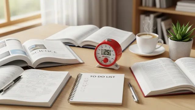 Pomodoro technique for study time management